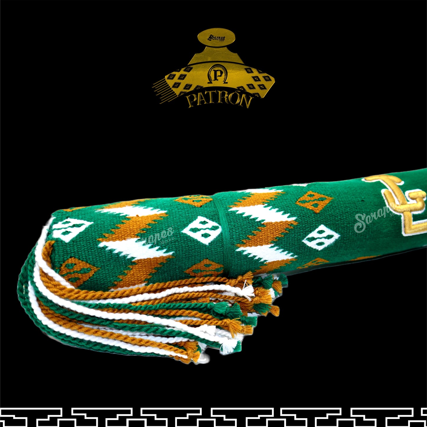 SARAPE  PATRÓN BORDADO DE ALTA GAMA (AGREGA TU FIERRO GANADERO)
