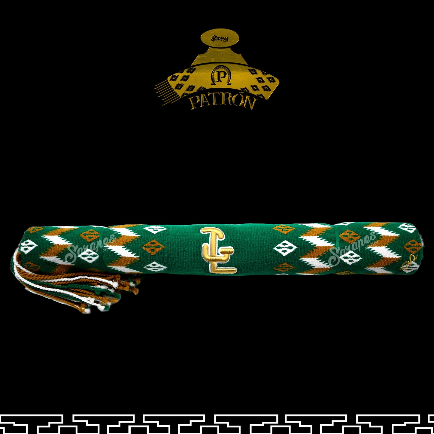SARAPE  PATRÓN BORDADO DE ALTA GAMA (AGREGA TU FIERRO GANADERO)