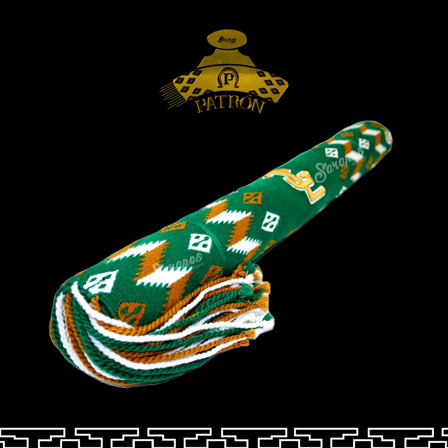 SARAPE  PATRÓN BORDADO DE ALTA GAMA (AGREGA TU FIERRO GANADERO)