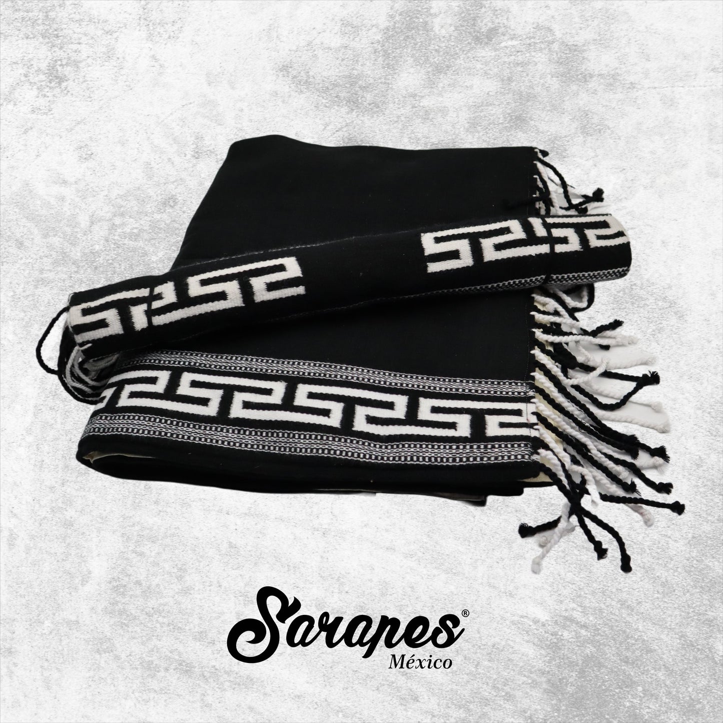 JUEGO DE MANTILLA Y SARAPE