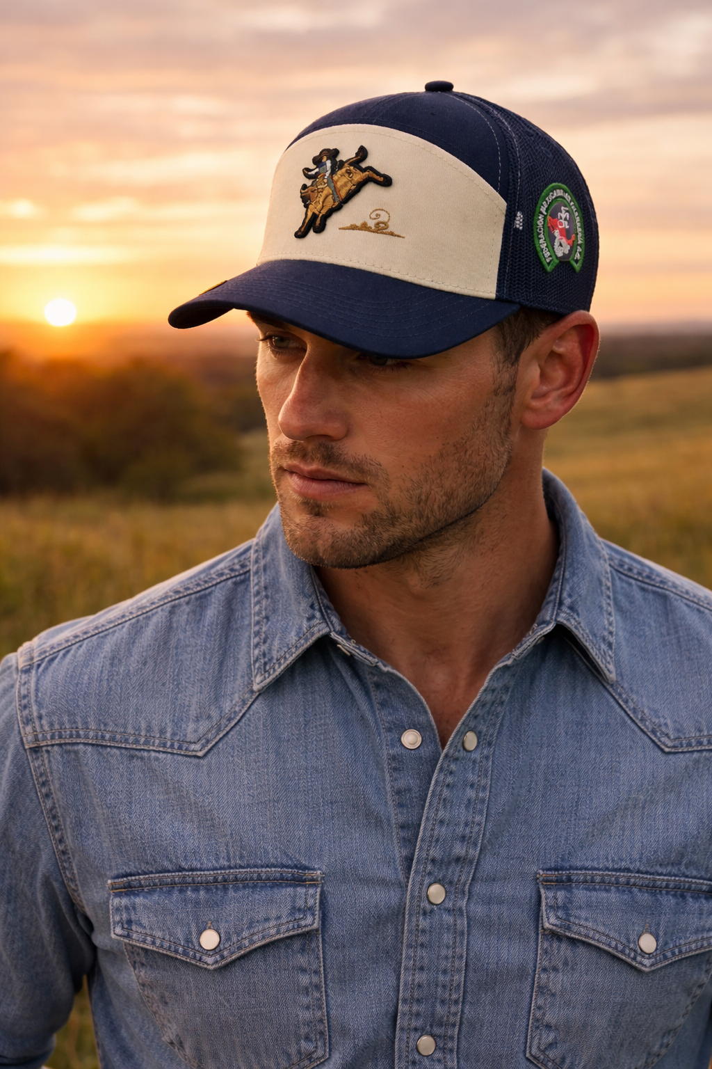 Gorra Suertes Charras Jineteo de Toro