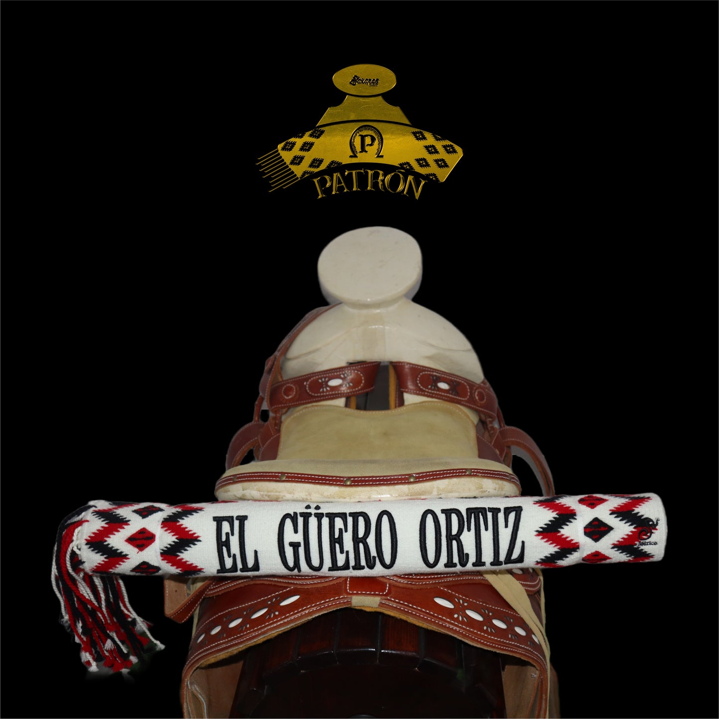 SARAPE PATRÓN BORDADO DE ALTA GAMA (AGREGA TU FIERRO GANADERO)