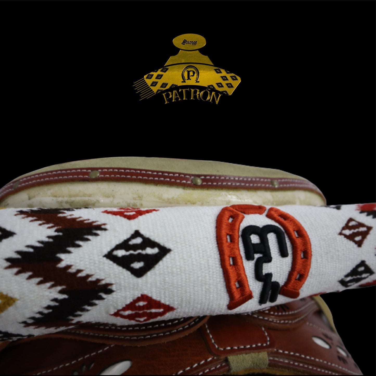 SARAPE PATRÓN BORDADO DE ALTA GAMA (AGREGA TU FIERRO GANADERO)