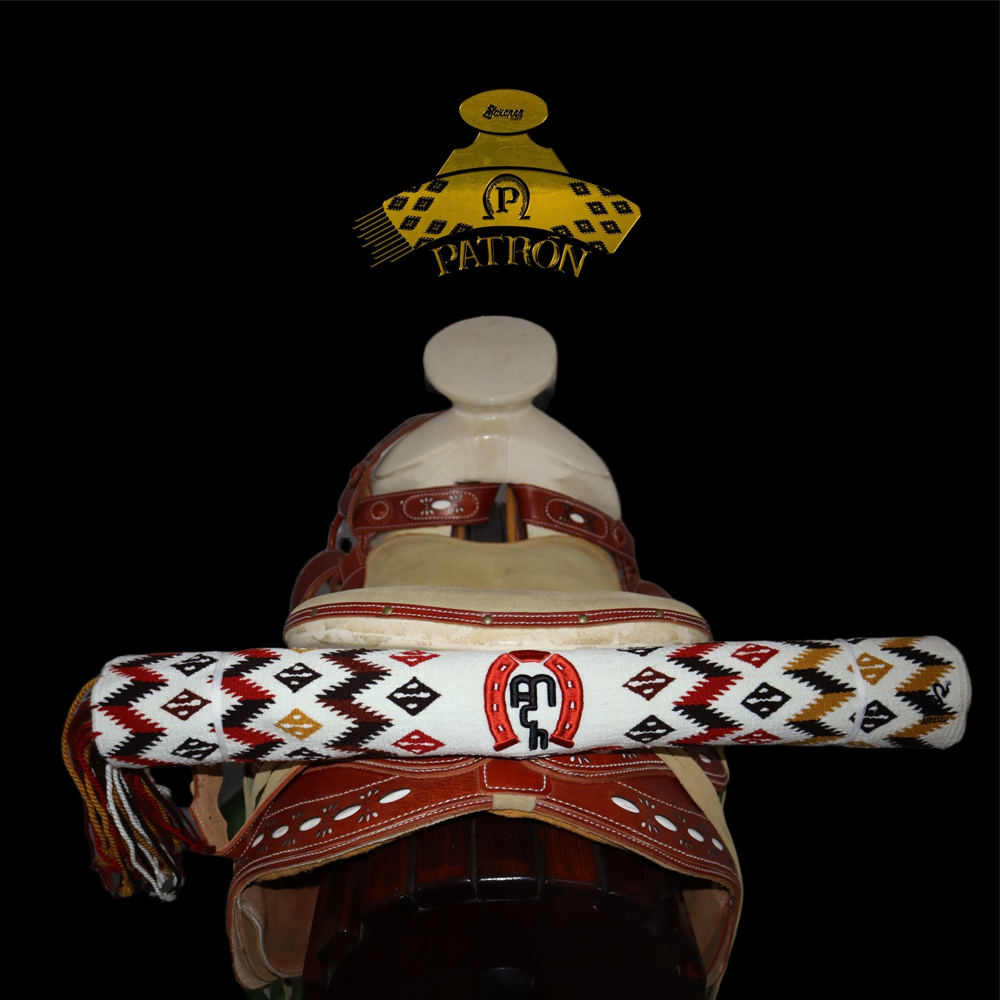 SARAPE PATRÓN BORDADO DE ALTA GAMA (AGREGA TU FIERRO GANADERO)