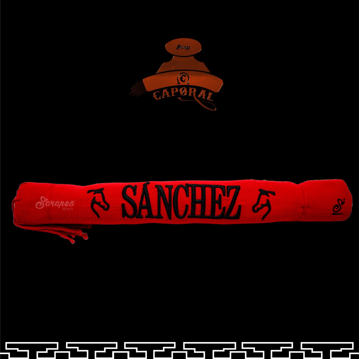 SARAPE CAPORAL CON BORDADO