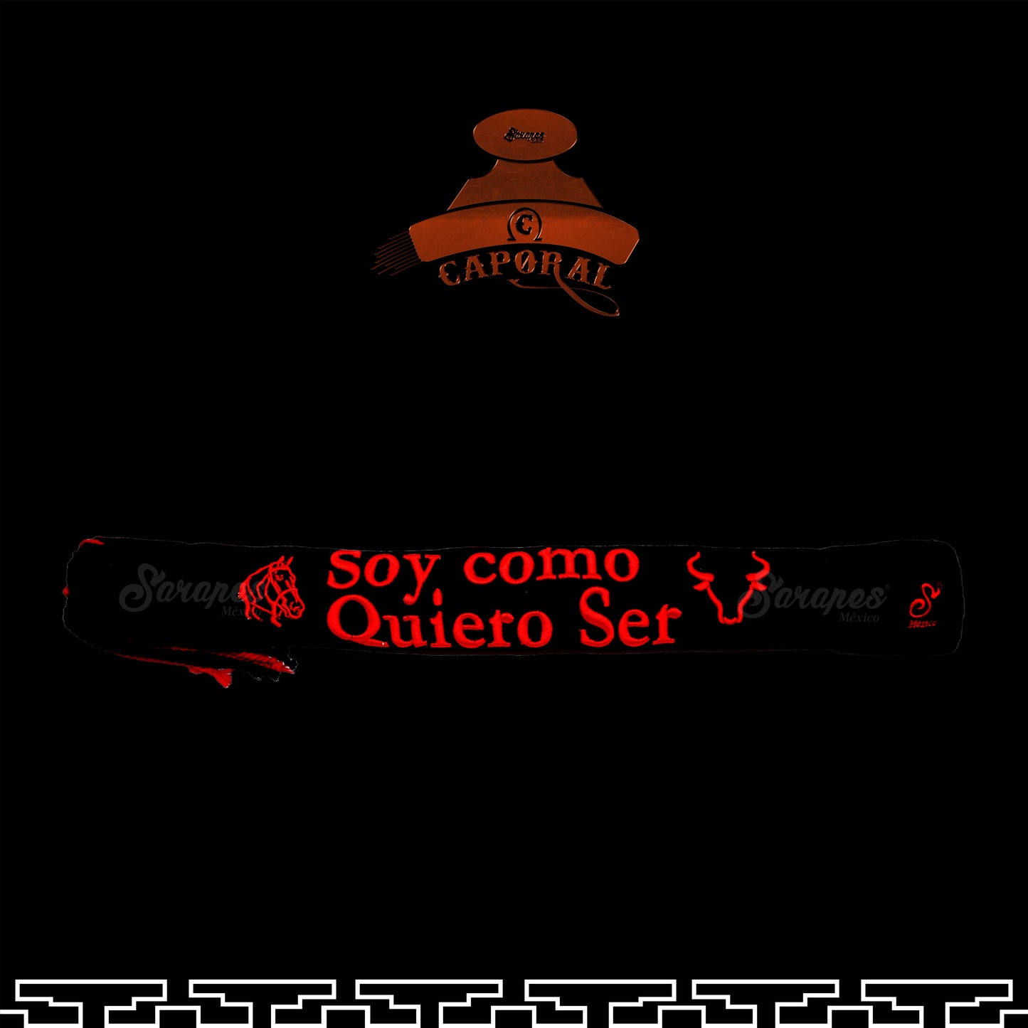 SARAPE CAPORAL CON BORDADO