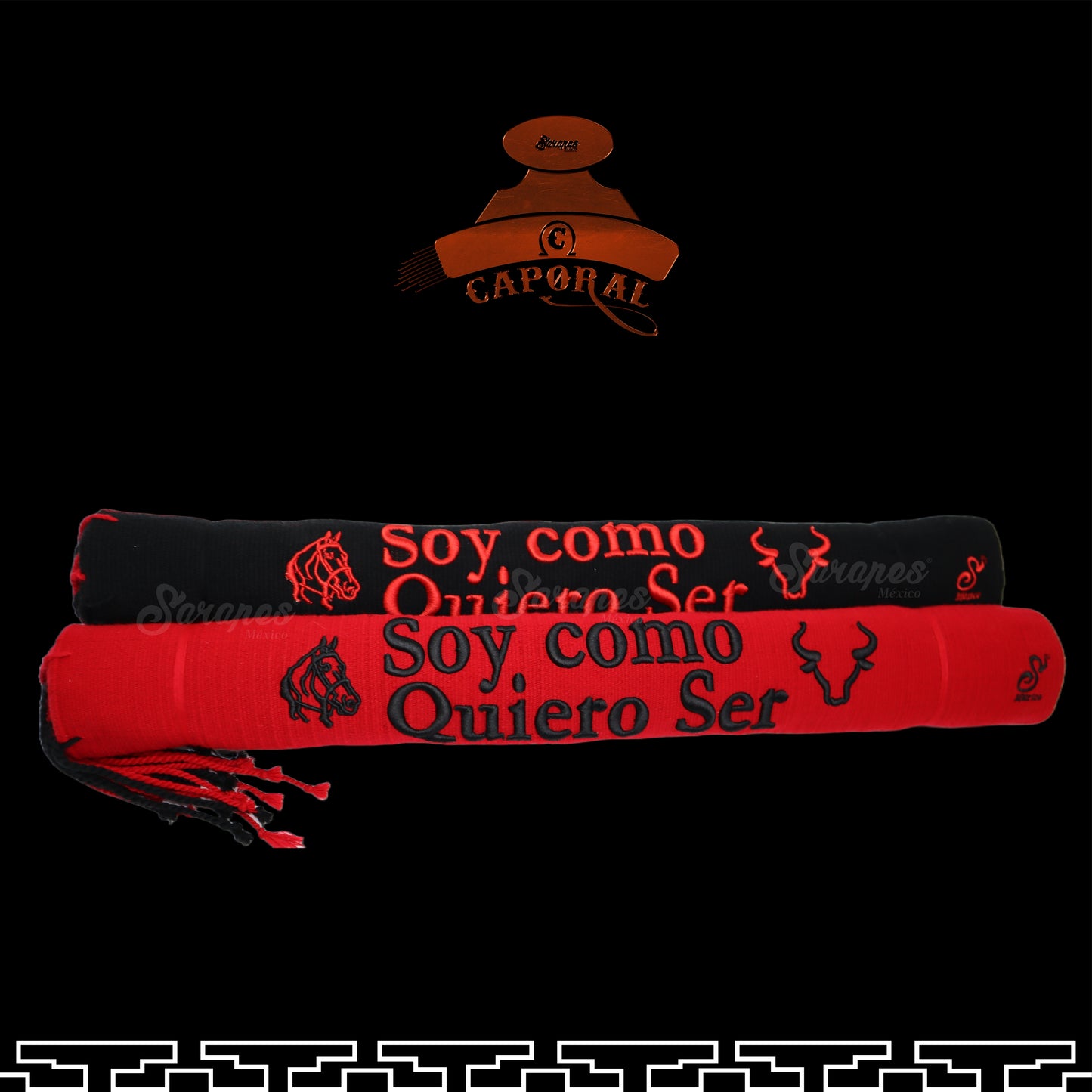 SARAPE CAPORAL CON BORDADO