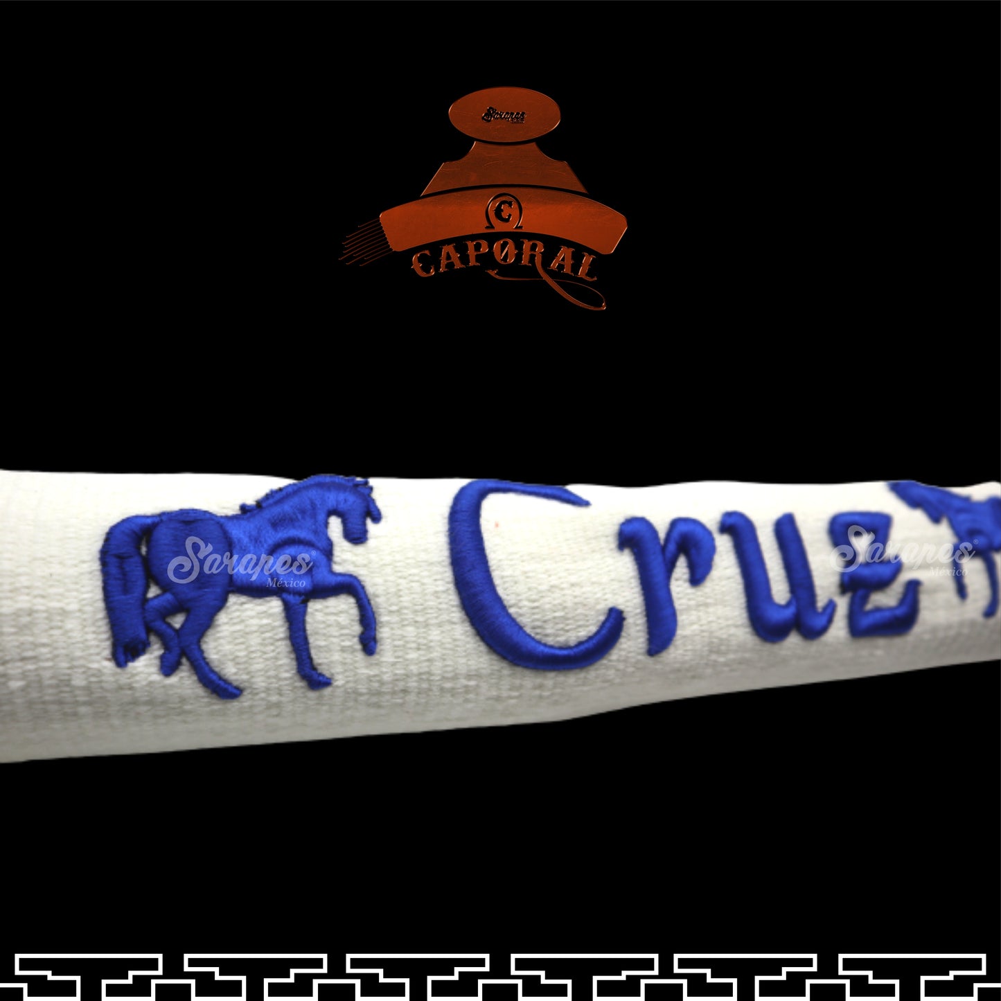 SARAPE CAPORAL CON BORDADO