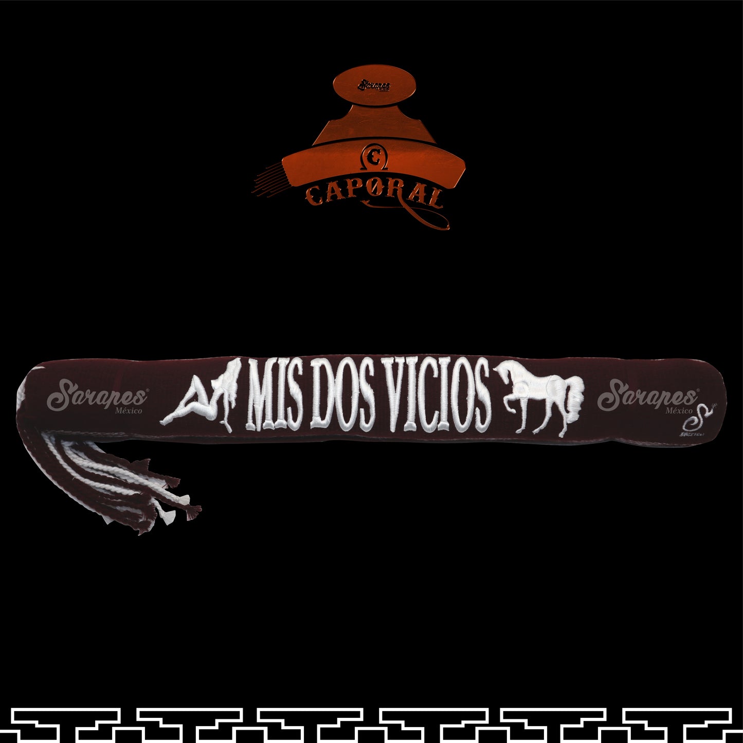 SARAPE CAPORAL CON BORDADO