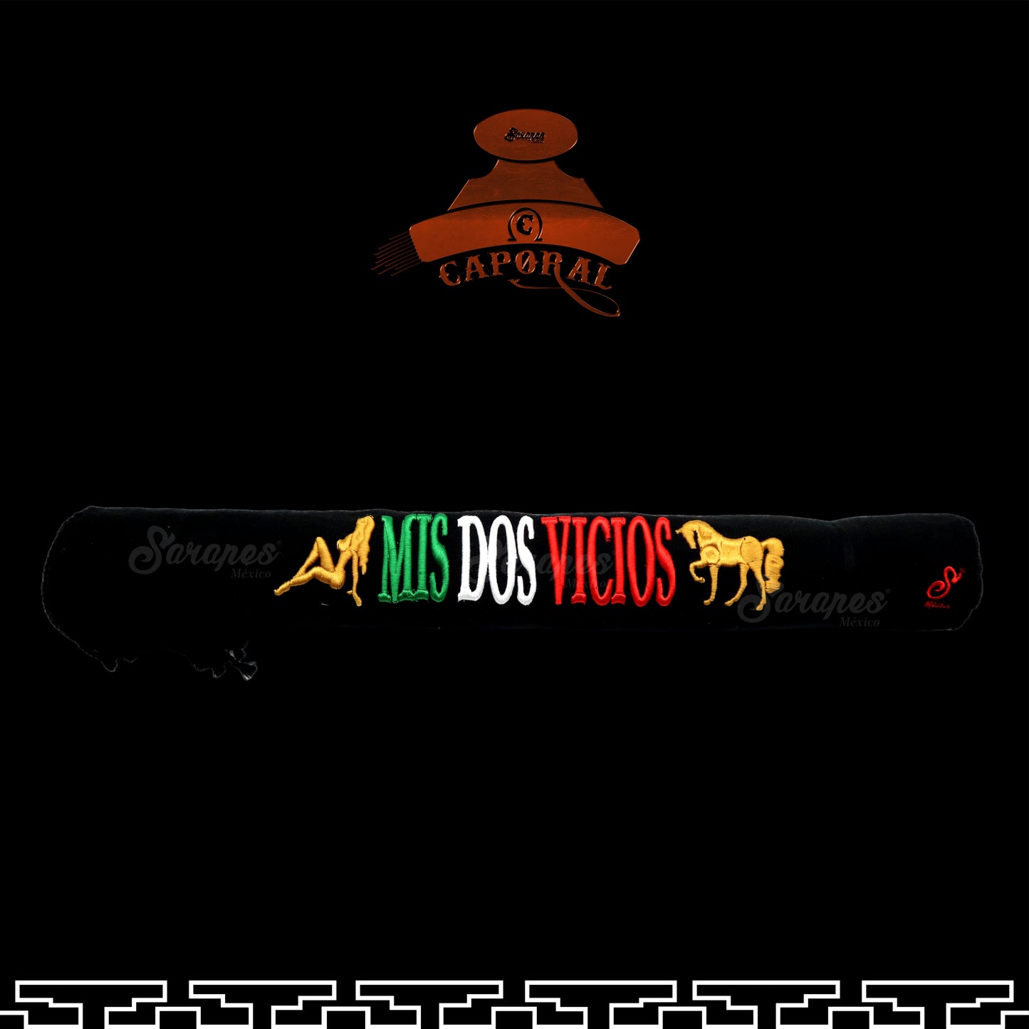 SARAPE CAPORAL CON BORDADO