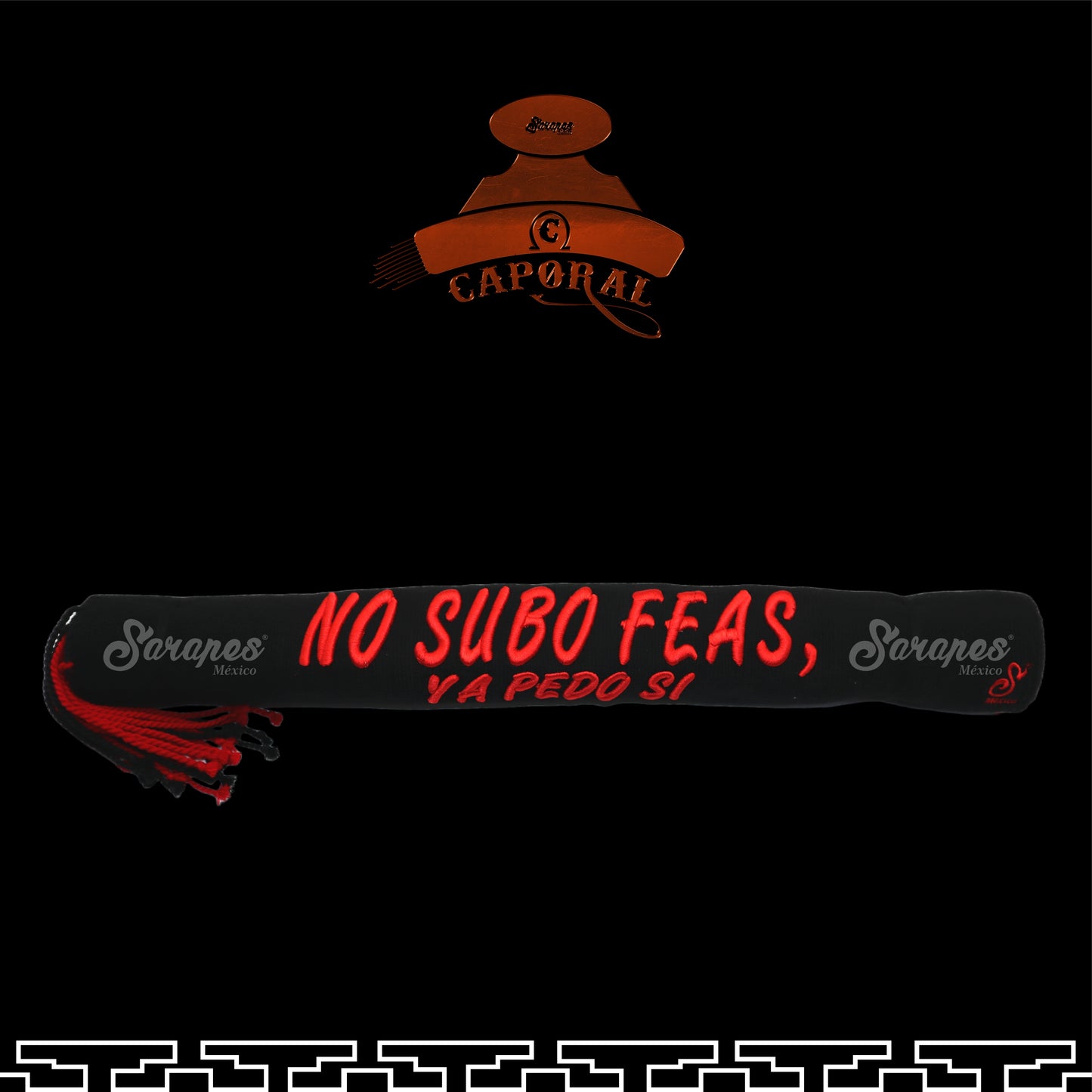 SARAPE CAPORAL CON BORDADO