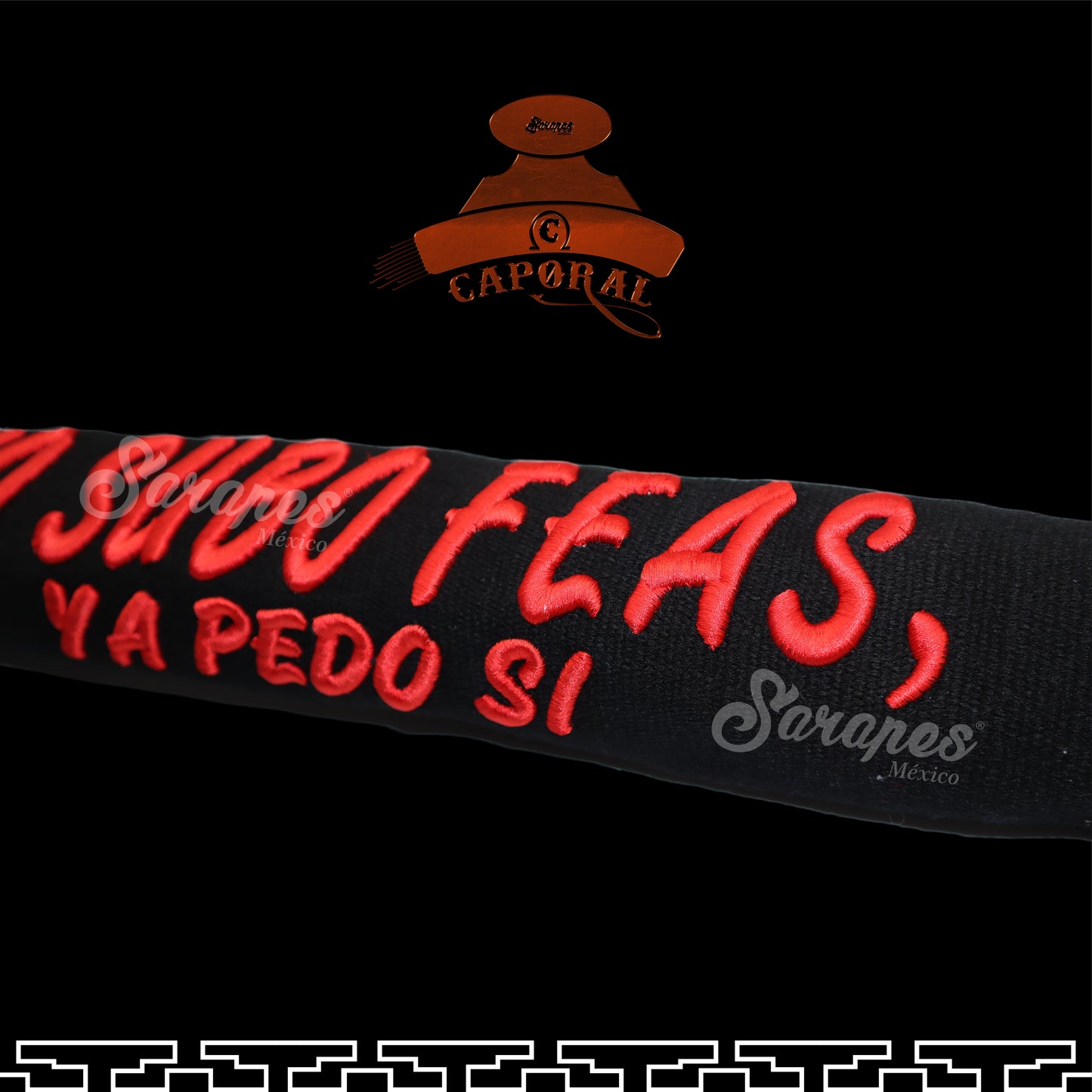 SARAPE CAPORAL CON BORDADO