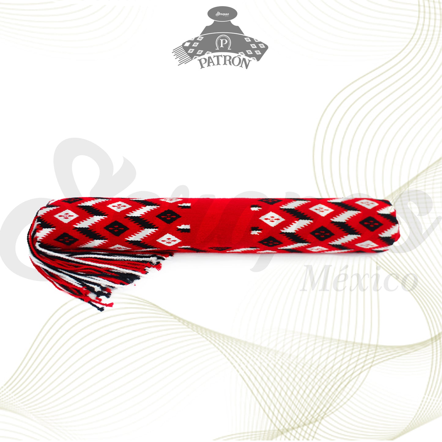 SARAPE CHARRO PATRÓN BORDADO DE ALTA GAMA (AGREGA TU FIERRO GANADERO)