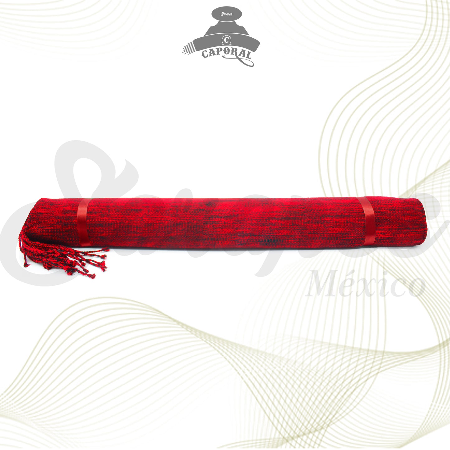 SARAPE CAPORAL JASPEADO CON BORDADO 3D (PERSONALÍZALO A TU GUSTO)