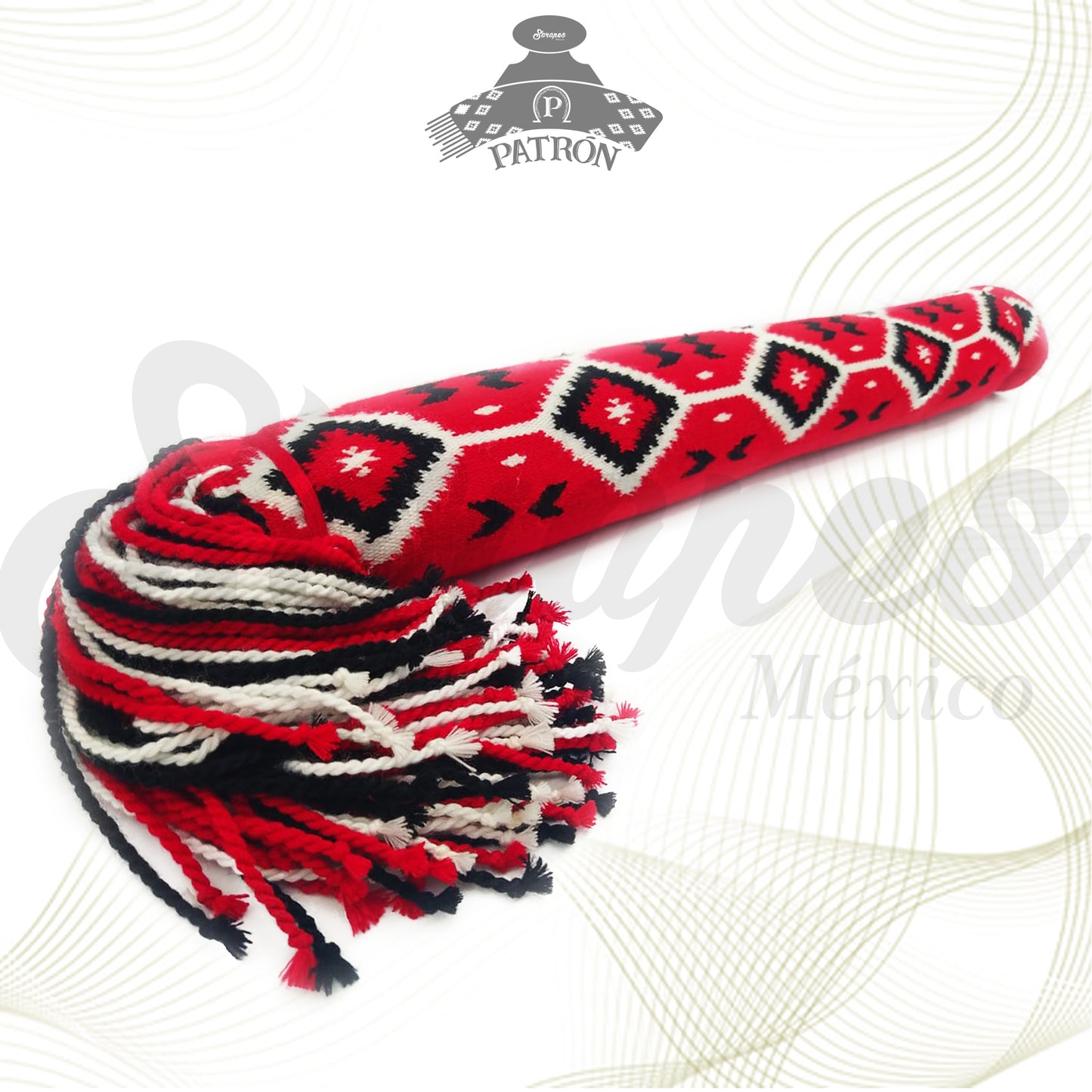 SARAPE CHARRO PATRÓN DE ALTA GAMA (SIN BORDAR)