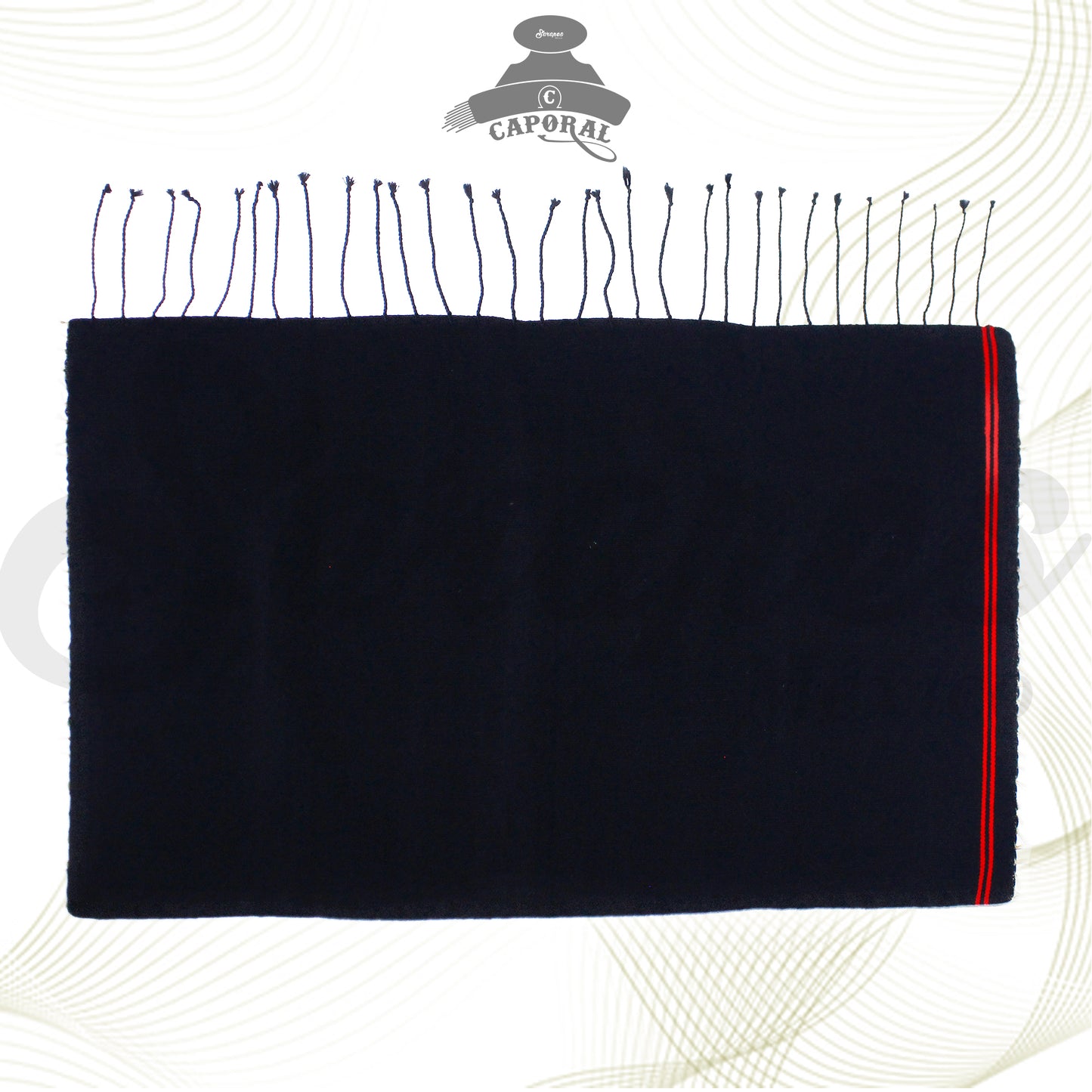 SARAPE CAPORAL CON BORDADO 3D (PERSONALÍZALO A TU GUSTO)