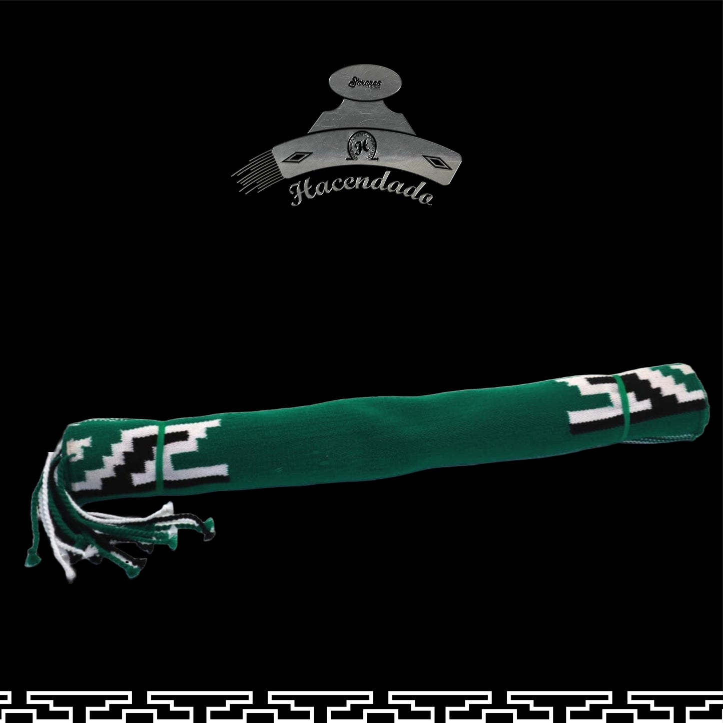 SARAPE CHARRO HACENDADO VERDE (SIN BORDAR)