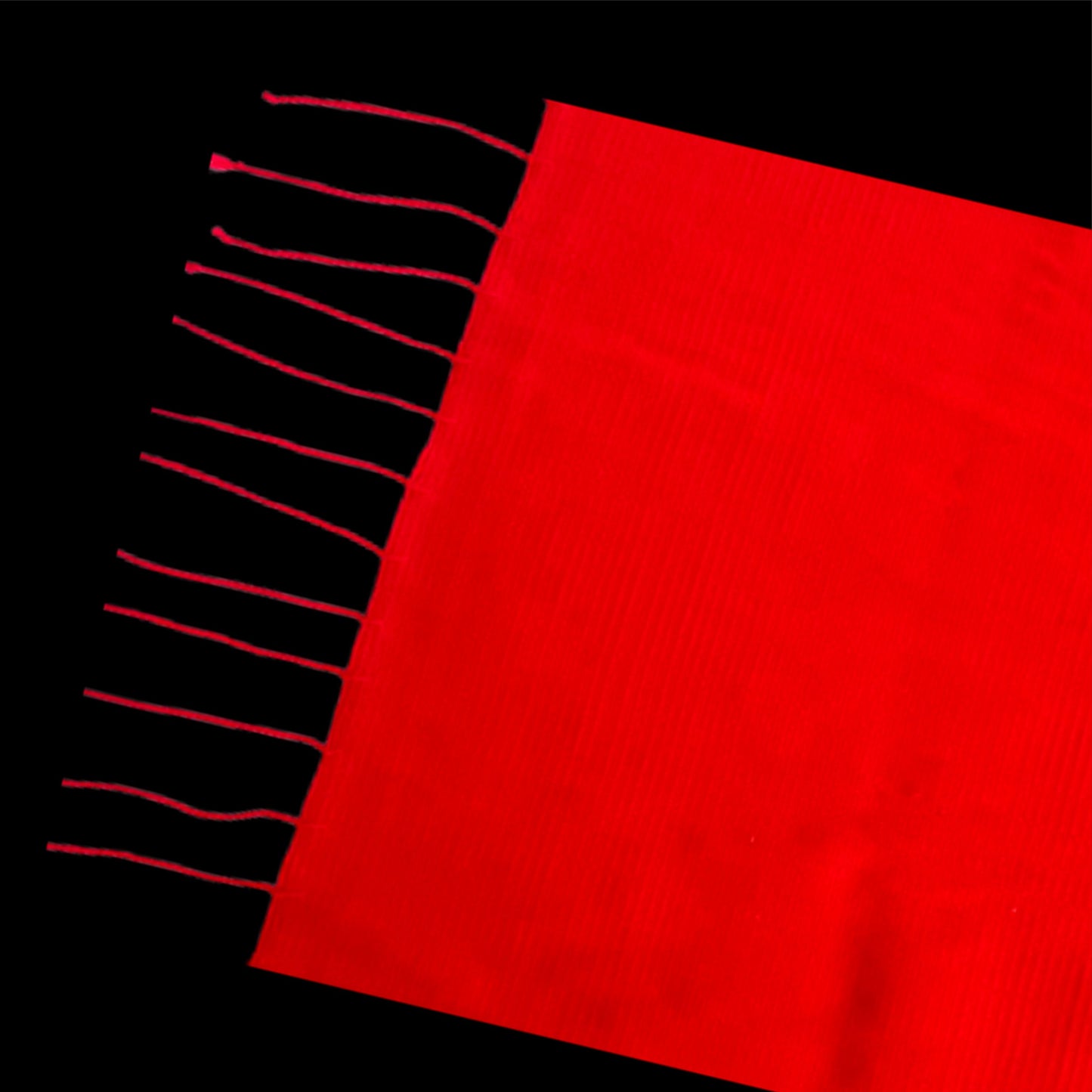 SARAPE CAPORAL PERSONALIZADO ROJO CON BORDADO