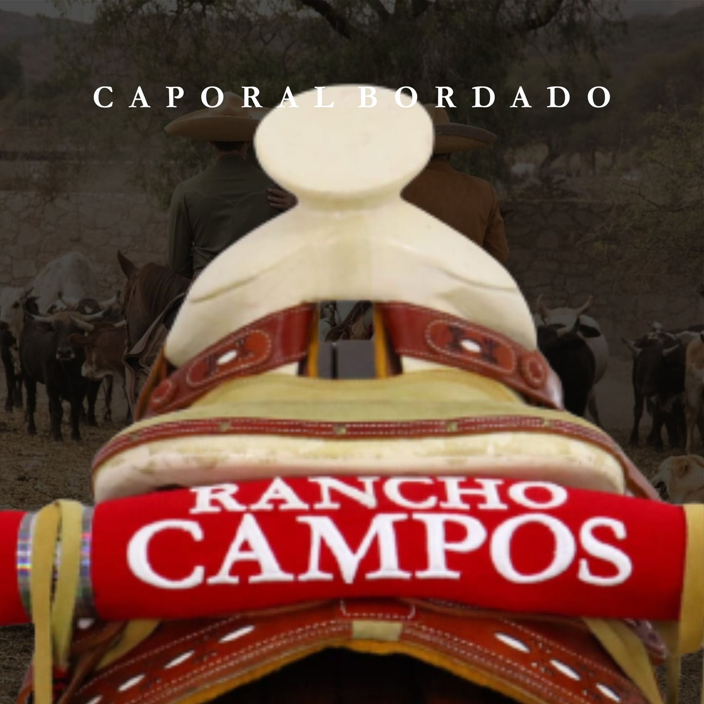 SARAPE CAPORAL PERSONALIZADO CON BORDADO