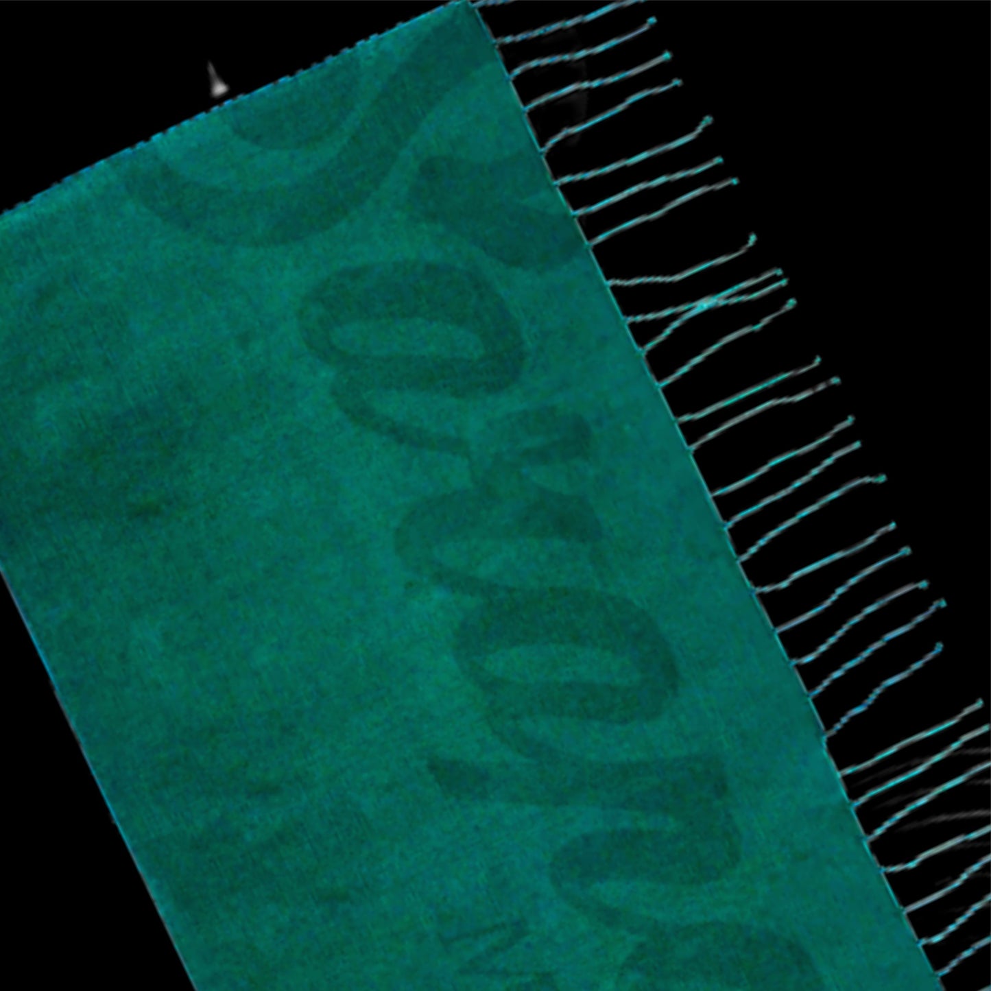 SARAPE CAPORAL PERSONALIZADO VERDE CON BORDADO