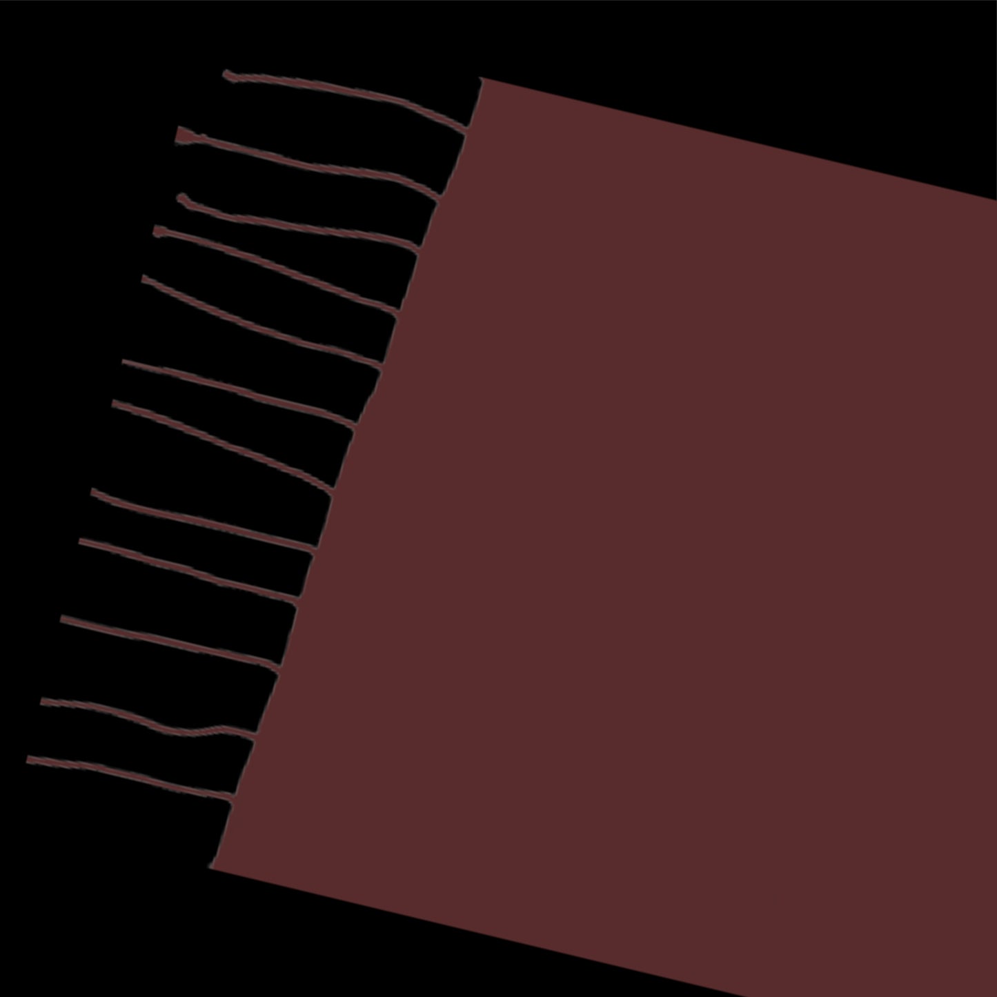 SARAPE CHARRO HACENDADO GUINDA (SIN BORDAR)