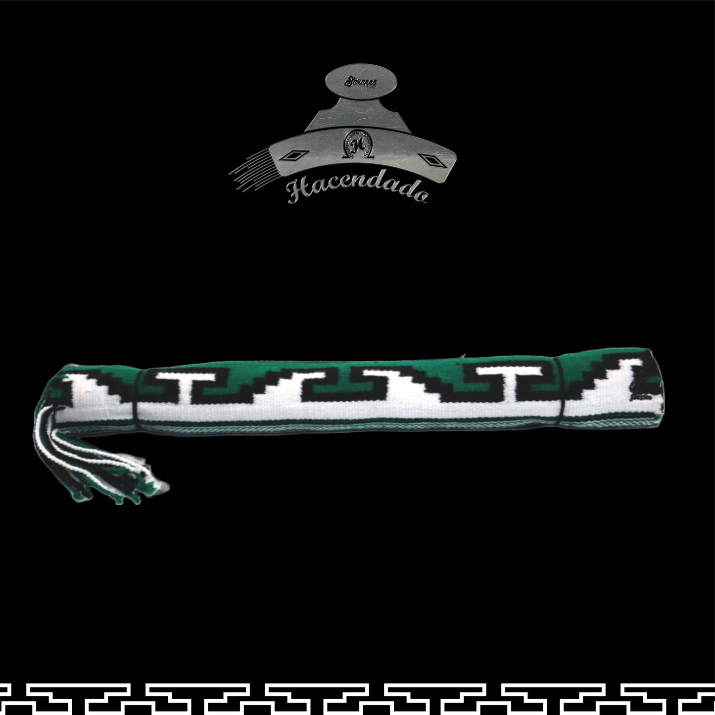 SARAPE CHARRO HACENDADO VERDE (SIN BORDAR)