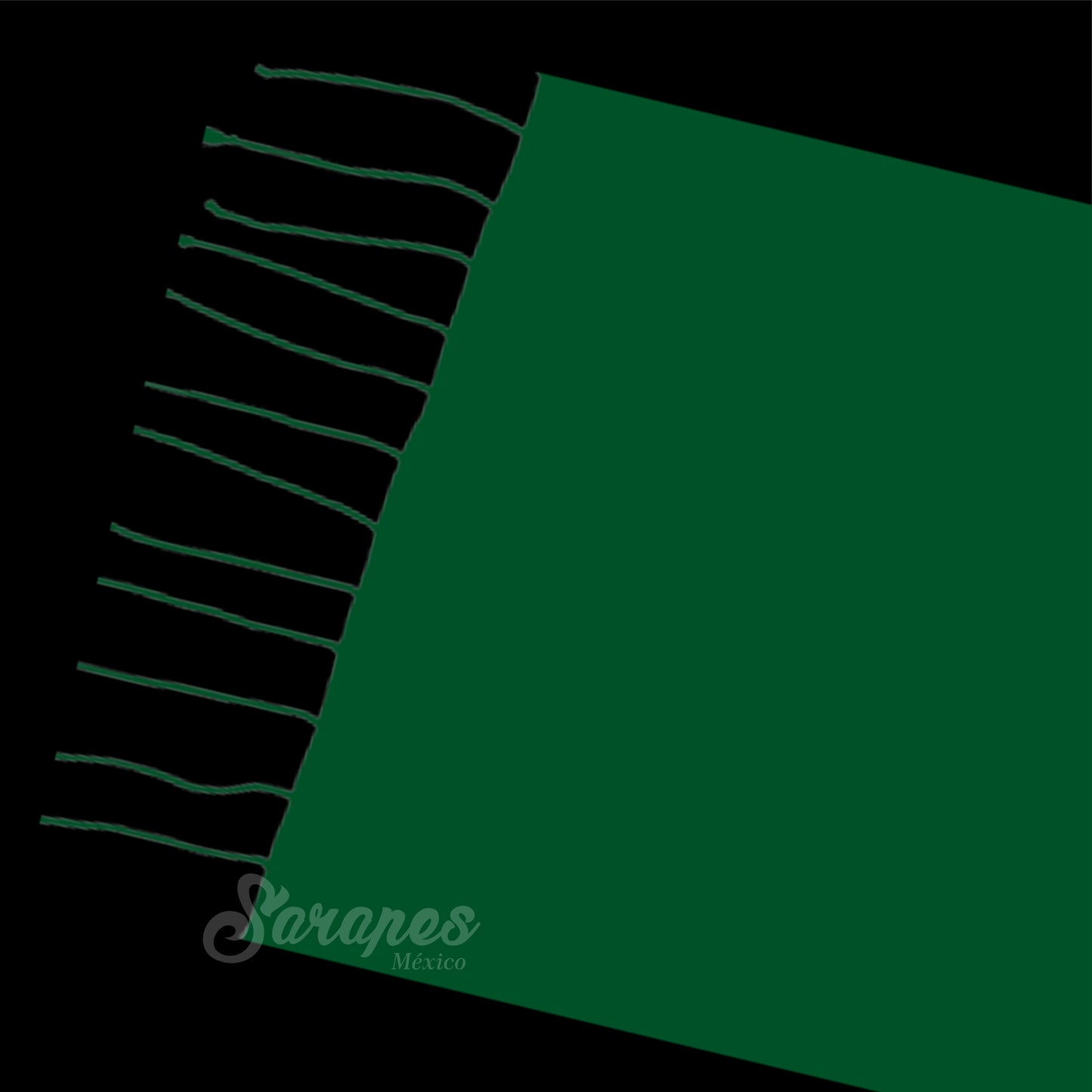 SARAPE CHARRO HACENDADO VERDE (SIN BORDAR)