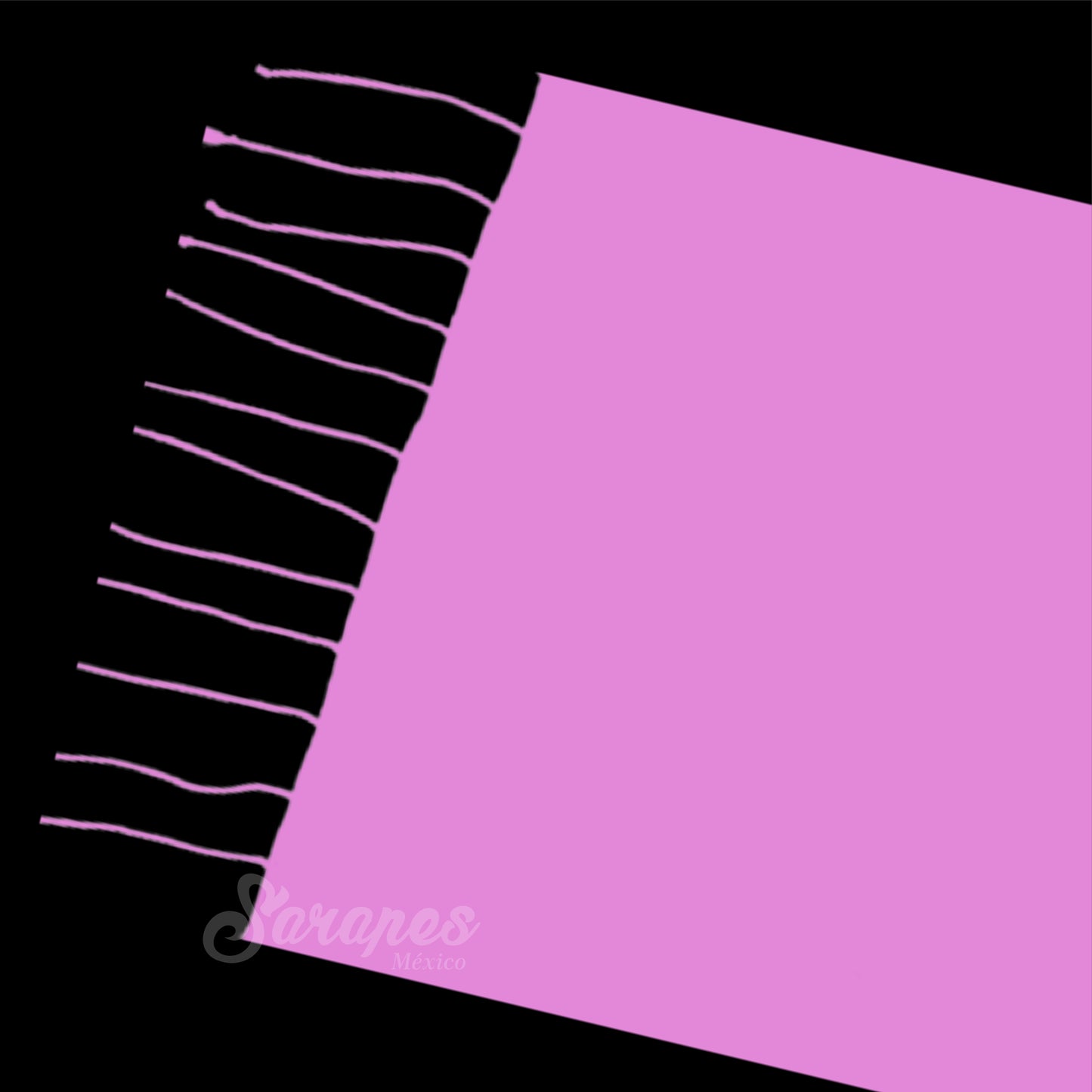 SARAPE CHARRO HACENDADO ROSA (SIN BORDAR)