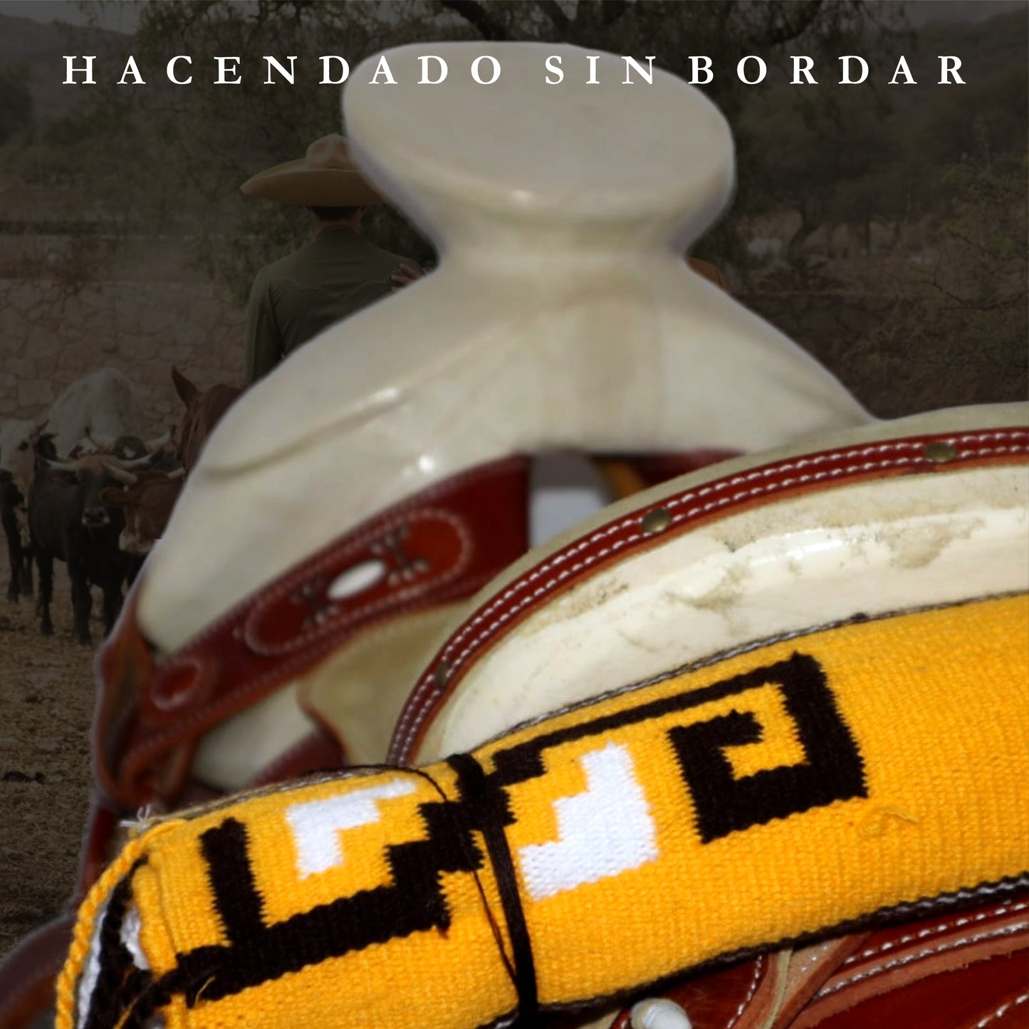 SARAPE CHARRO HACENDADO AMARILLO (SIN BORDAR)