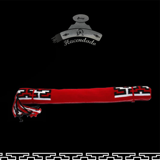 SARAPE CHARRO HACENDADO ROJO (SIN BORDAR)