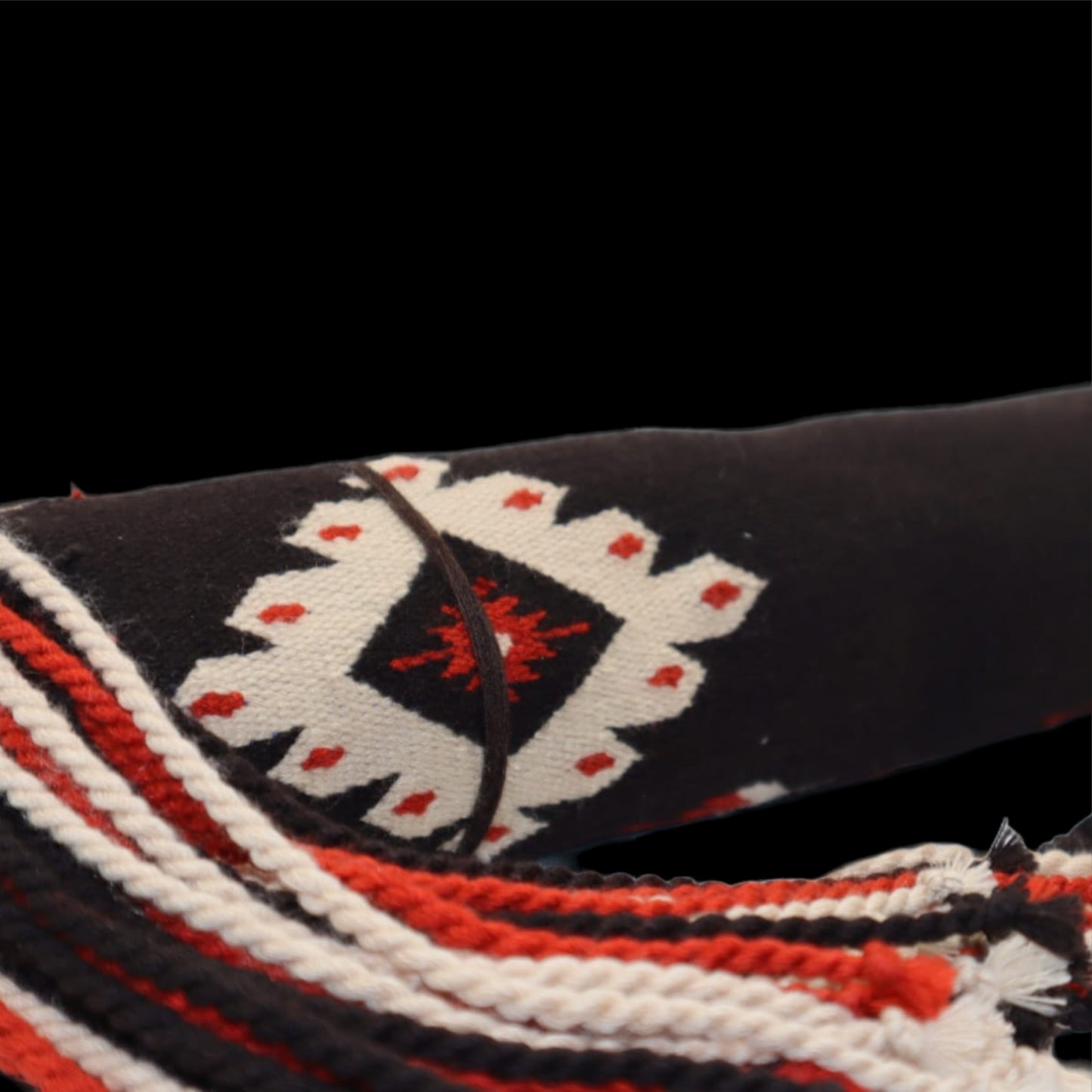 SARAPE CHARRO HACENDADO CAFE (SIN BORDAR)