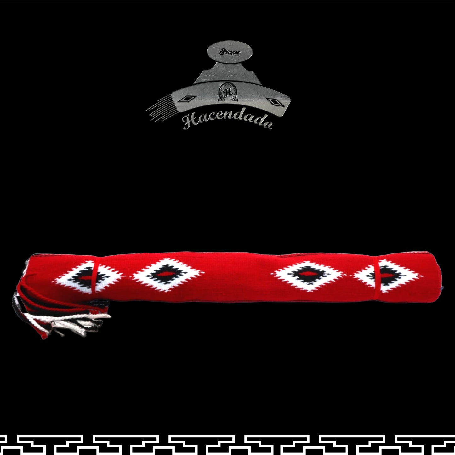 SARAPE CHARRO HACENDADO ROJO (SIN BORDAR)