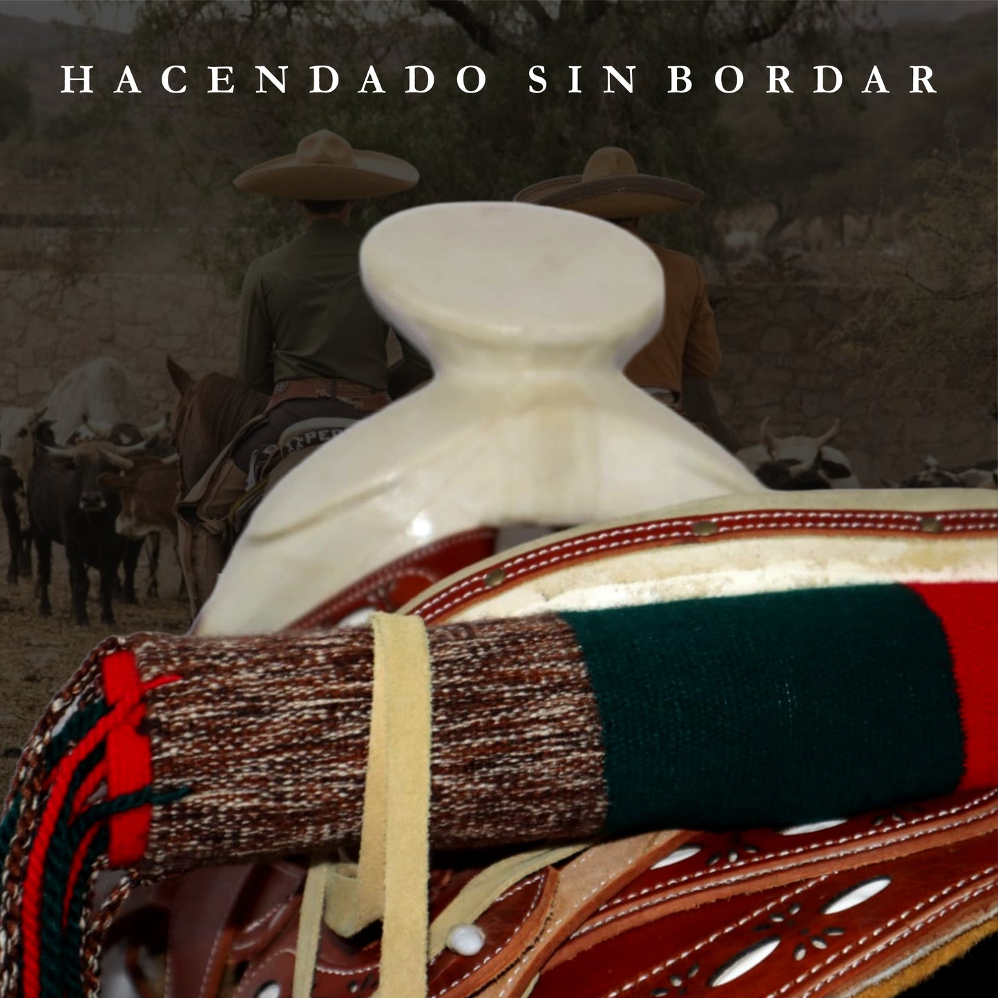 SARAPE CHARRO HACENDADO COLORES  (SIN BORDAR)