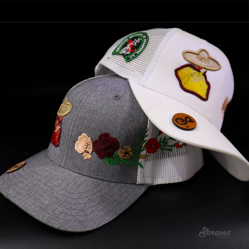 Maquette du logo du chapeau blanc | PSD Premium Maquette du logo du chapeau blanc | PSD Premium