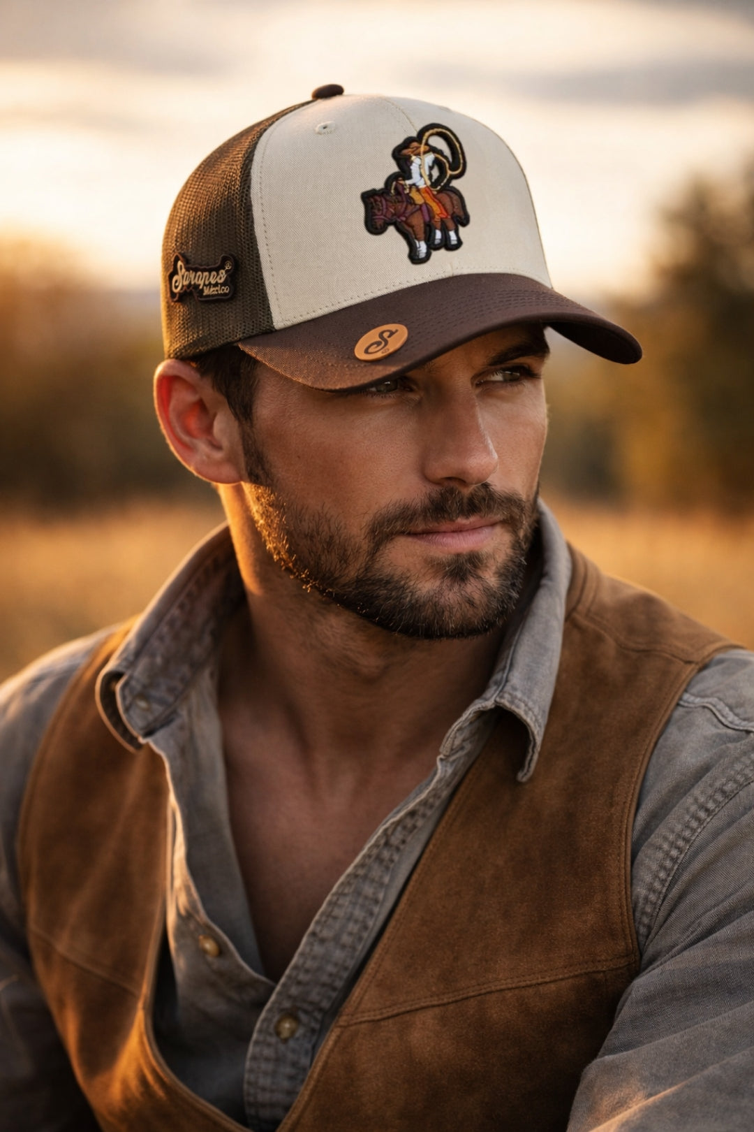 Gorra Suertes Charras Mangana a Caballo