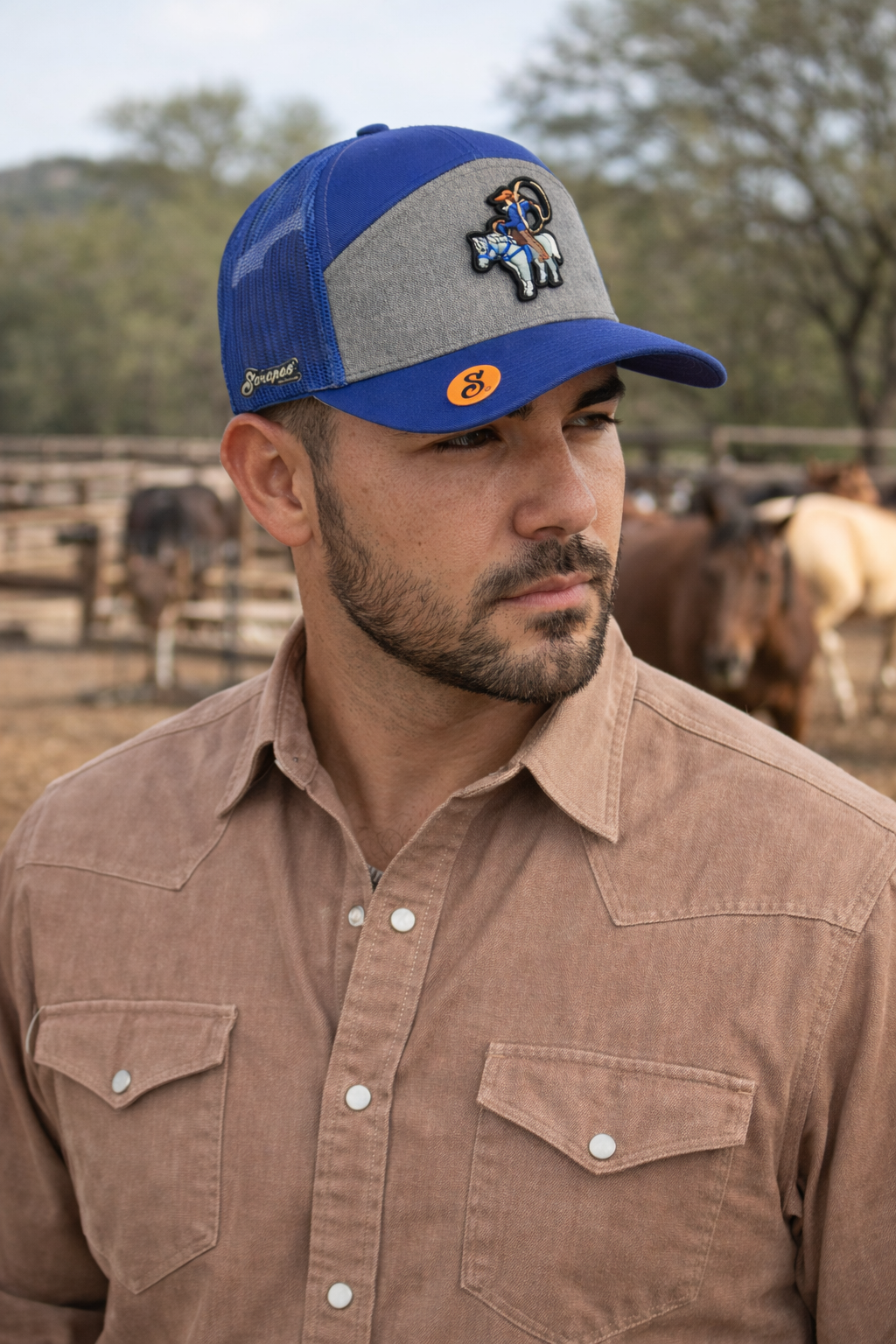 Gorra Suertes Charras Mangana a Caballo