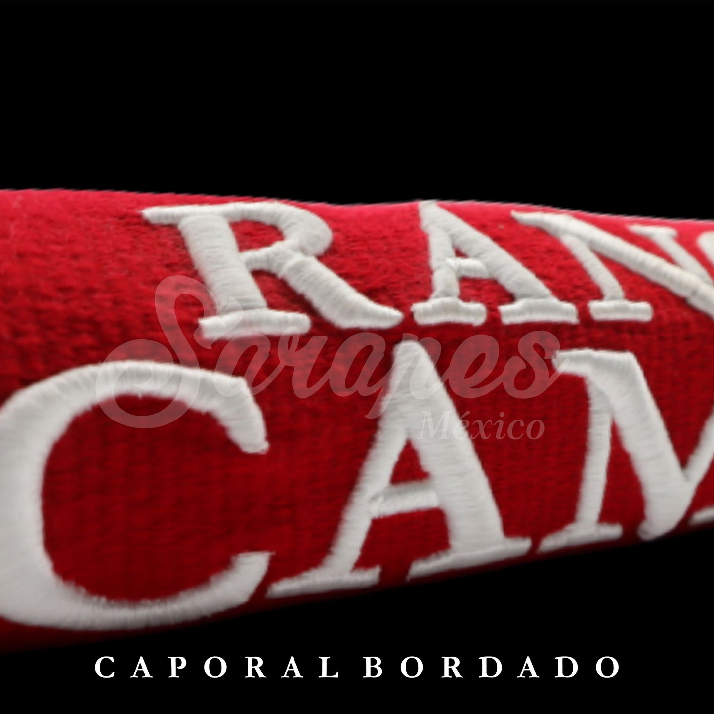 SARAPE CAPORAL PERSONALIZADO CON BORDADO