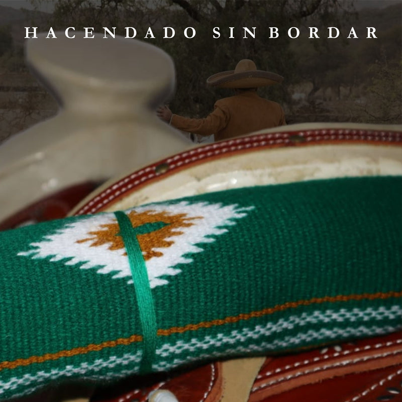 SARAPE CHARRO HACENDADO VERDE (SIN BORDAR)